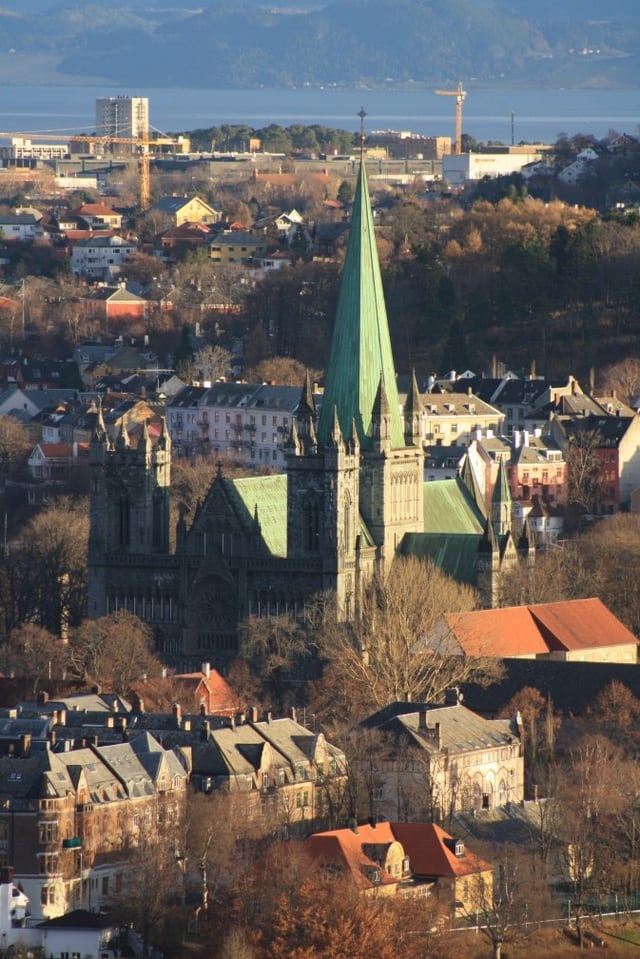 Bild des Domes von Trondheim. Bild des Domes von Trondheim.