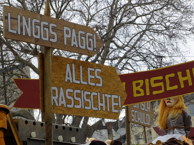 «Alles Rassisten» und andere Sprüche