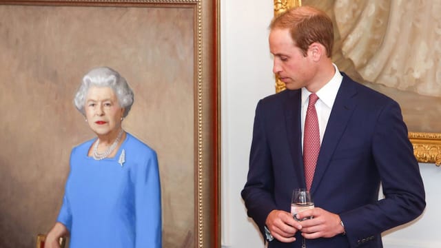 Queen und Prinz William Queen und Prinz William