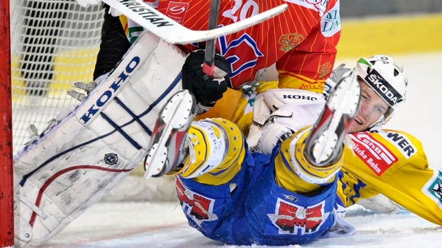 HCD-Stürmer Petr Taticek (r.) droht das vorzeitige Saisonende. HCD-Stürmer Petr Taticek (r.) droht das vorzeitige Saisonende.