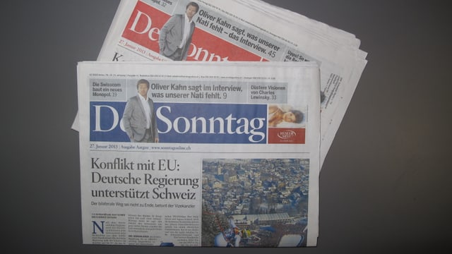 zwei Zeitungen zwei Zeitungen