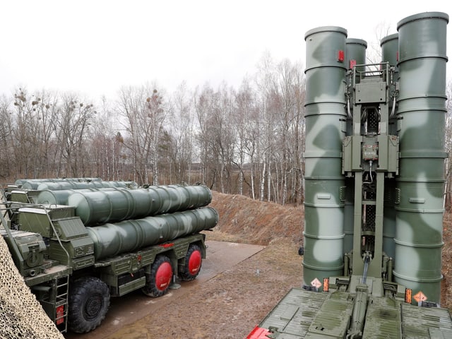 Teile des russischen Raketenabwehrsystems Teile des russischen Raketenabwehrsystems