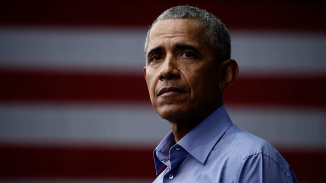 Barack Obama in Nahaufnahme. Barack Obama in Nahaufnahme.
