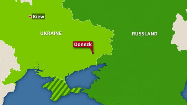 Karte Ukraine-Russland. Karte Ukraine-Russland.