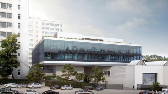 Visualisierung des Innovations-Campus in Uzwil bei Bühler Visualisierung des Innovations-Campus in Uzwil bei Bühler
