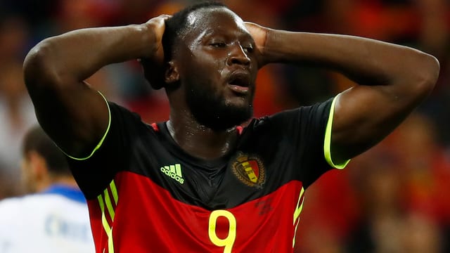 Belgiens Lukaku. Belgiens Lukaku.