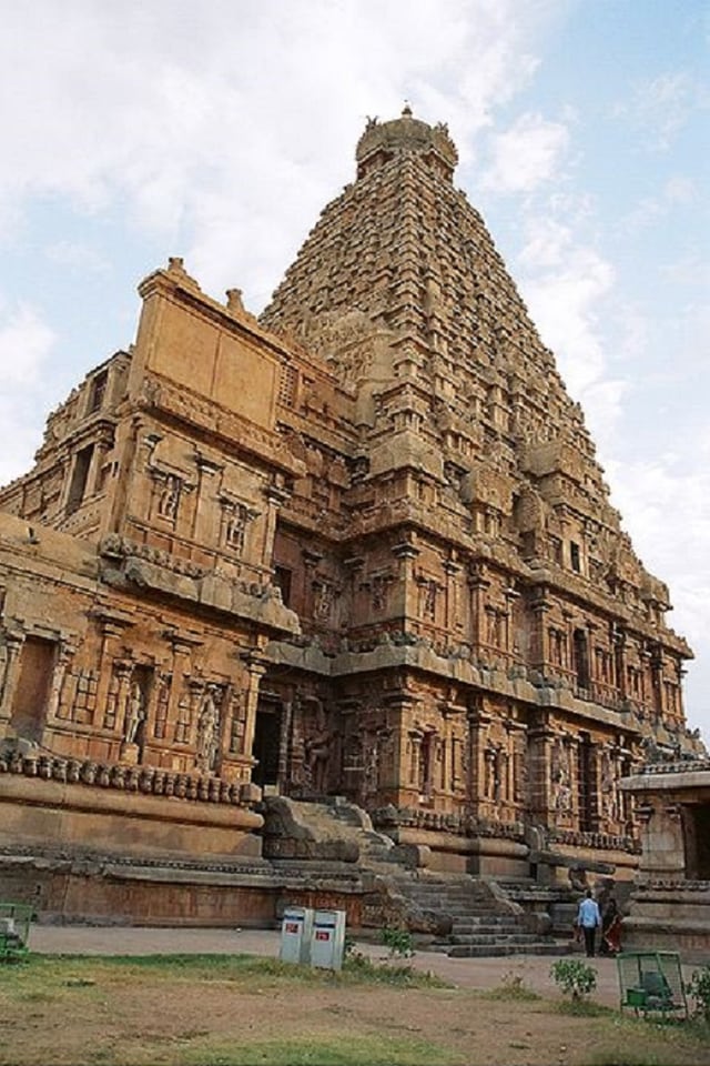 Tempel dals hindus a Tanjore en l'India Tempel dals hindus a Tanjore en l'India