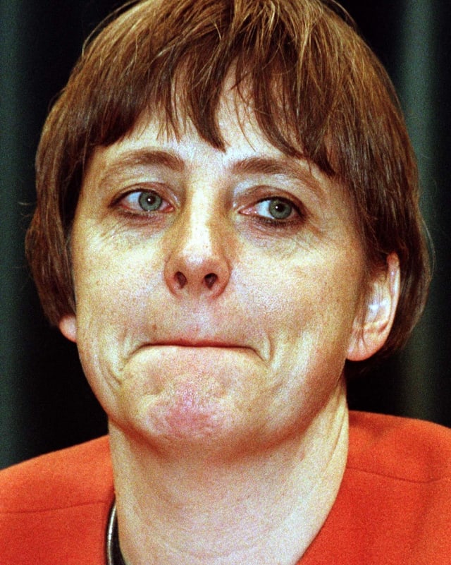 Porträt von Angela Merkel