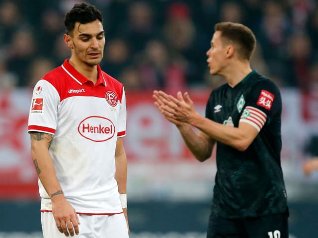 Kaan Ayhan (links) und Niklas Moisander. Kaan Ayhan (links) und Niklas Moisander.