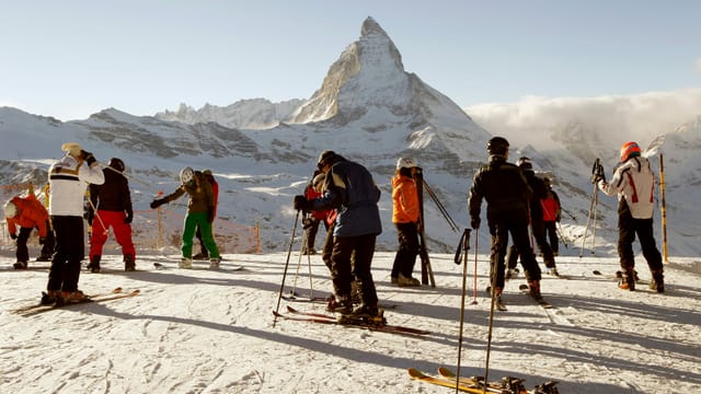 Zu sehen Zermatt. Zu sehen Zermatt.