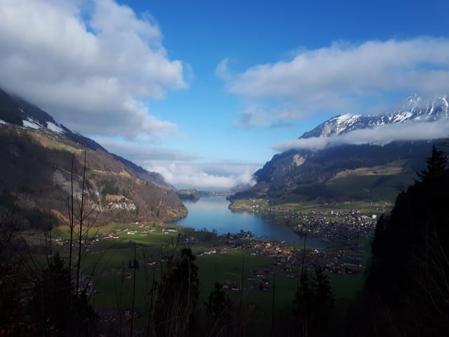 Der Hochnebel verschwindet bald kommt die Sonne.