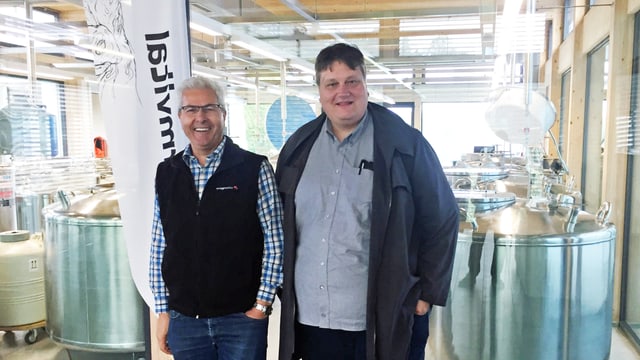 Richard Schmid (l) und Samuel Krähenbühl von Swissgenetics. Richard Schmid (l) und Samuel Krähenbühl von Swissgenetics.