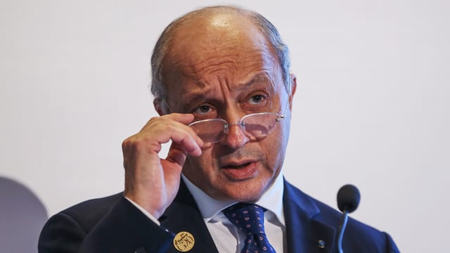 Leitet den Klimagipfel: Der französische Aussenminister Laurent Fabius Leitet den Klimagipfel: Der französische Aussenminister Laurent Fabius