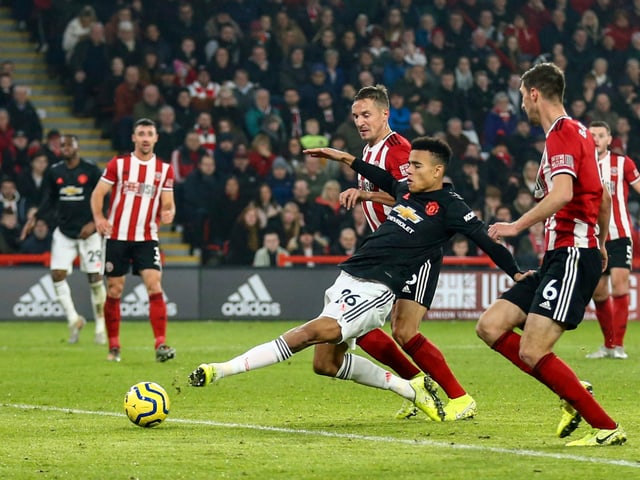 Manchester United (hier mit Mason Greenwood) gibt erneut Punkte ab. Manchester United (hier mit Mason Greenwood) gibt erneut Punkte ab.