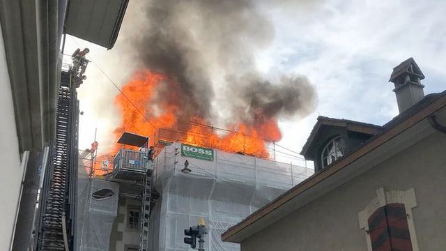 Brand im Morell-Haus Brand im Morell-Haus
