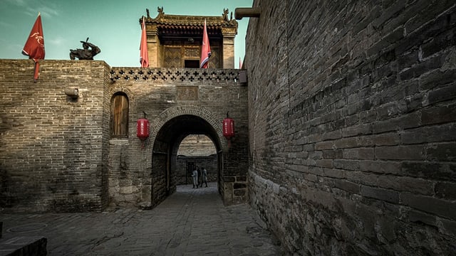Innenhof Schloss Zhangbi Innenhof Schloss Zhangbi