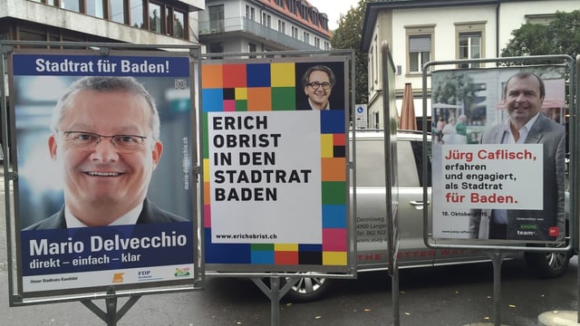 Wahlplakate. Wahlplakate.