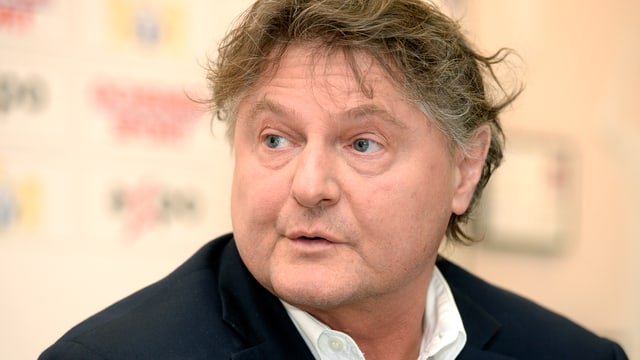 FCZ-Präsident Ancillo Canepa an einer Medienkonferenz. FCZ-Präsident Ancillo Canepa an einer Medienkonferenz.