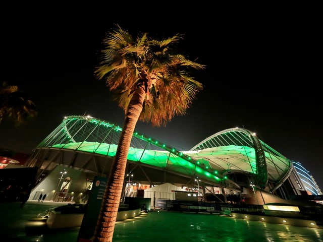 Das Khalifa International Stadium in Doha