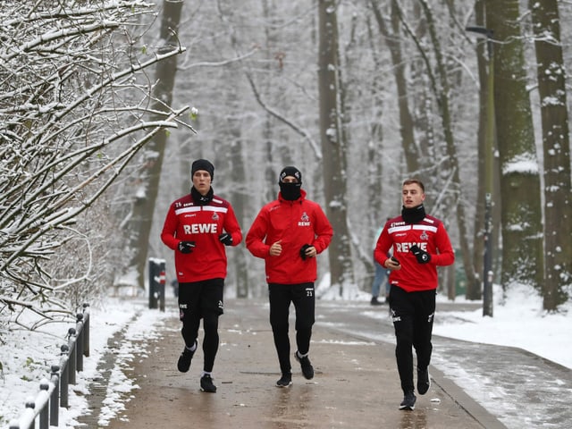 Trainieren im Winterwunderland
