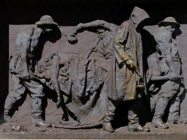 Bronzerelief Bronzerelief