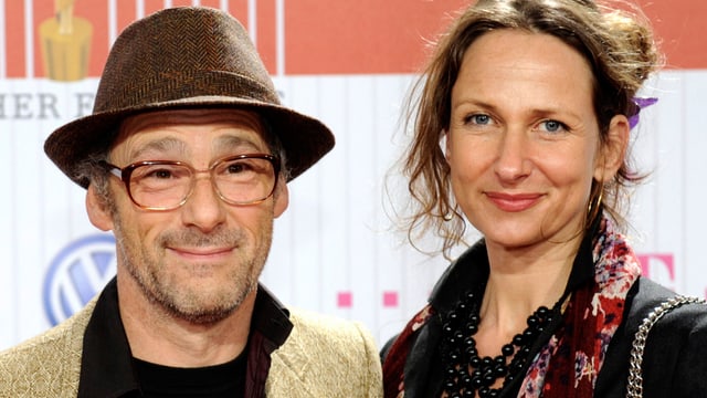 Dani Levy mit seiner Frau Sabine Lidl. Dani Levy mit seiner Frau Sabine Lidl.