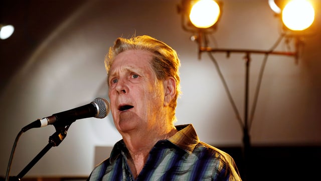 Beach Boys Sänger Brian Wilson bei einem Auftritt in Beverly Hills, Kalifornien, 2014. Beach Boys Sänger Brian Wilson bei einem Auftritt in Beverly Hills, Kalifornien, 2014.