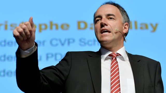 Porträt von Christophe Darbellay. Porträt von Christophe Darbellay.