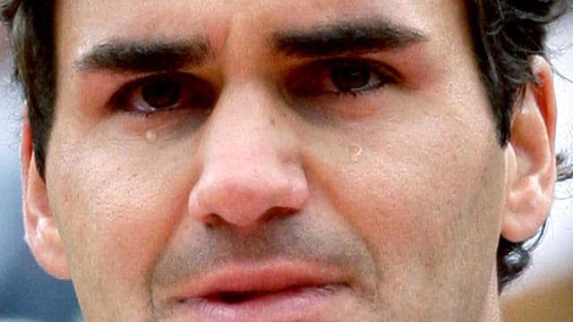 Mann mit Tränen in den Augen. Mann mit Tränen in den Augen.
