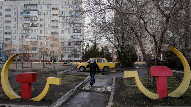 Vista sin in abitadi da Mariupol. Vista sin in abitadi da Mariupol.