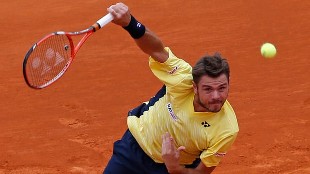 Stanislas Wawrinka mit einem Blitzsieg. Stanislas Wawrinka mit einem Blitzsieg.
