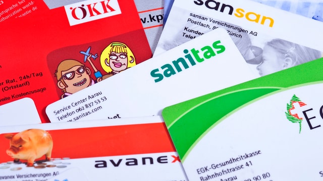 Karten verschiedener Krankenkassen Karten verschiedener Krankenkassen