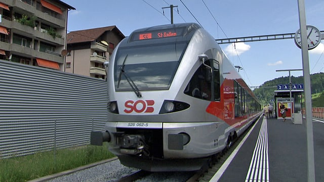 FLIRT-Zug der SOB. FLIRT-Zug der SOB.
