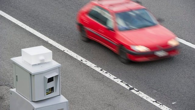 Auto und Blitzkasten Auto und Blitzkasten