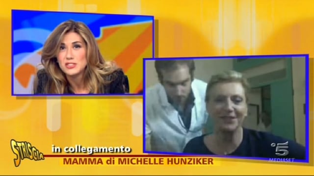 Michelle Hunzikers Mutter und Tomaso Trussardi in der Direkt-Schaltung aus der Klinik. Michelle Hunzikers Mutter und Tomaso Trussardi in der Direkt-Schaltung aus der Klinik.