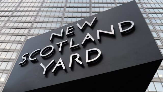 Hauptquartier Scotland Yard in London. Hauptquartier Scotland Yard in London.