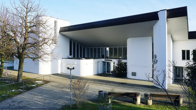 Der Eingang des ökumenischen Zentrums St. Andreas in Kehrsatz. Der Eingang des ökumenischen Zentrums St. Andreas in Kehrsatz.