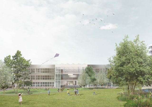 Visualisierung Schulhaus Guggach Visualisierung Schulhaus Guggach