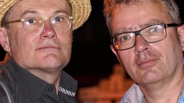 Ein Bild von Thomas Pigor und Benedict Eichhorn, 2016 in Berlin. Ein Bild von Thomas Pigor und Benedict Eichhorn, 2016 in Berlin.