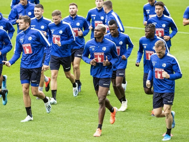 Die Spieler des FC Luzern. Die Spieler des FC Luzern.