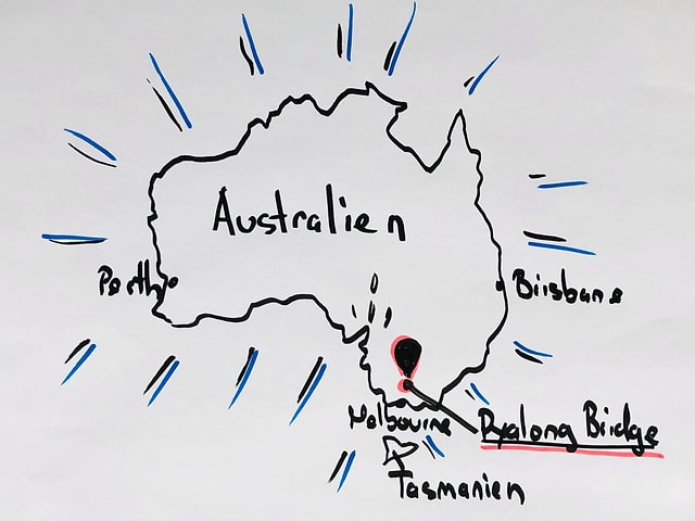 Karte von Australien Karte von Australien