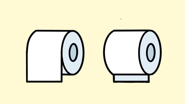 WC-Rollen. WC-Rollen.