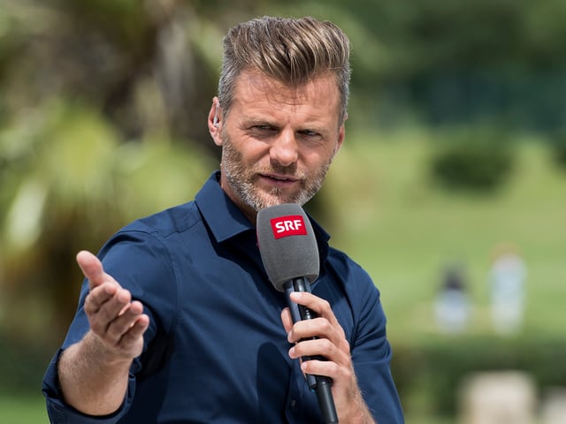 Alain Sutter als SRF-Experte im Einsatz