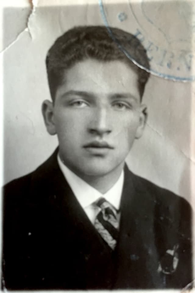Emil Raas als Schüler Emil Raas als Schüler