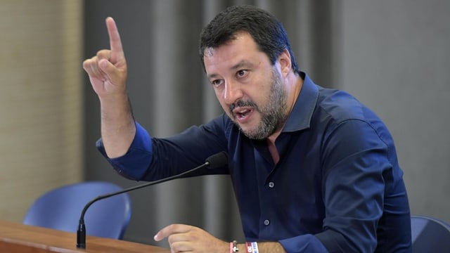 Italiens Innenminister Matteo Salvini Italiens Innenminister Matteo Salvini