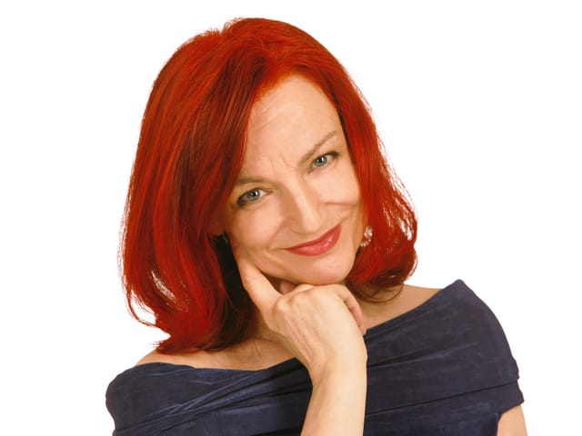 Porträt von Eliane Schweitzer. Porträt von Eliane Schweitzer.