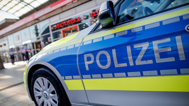 Polizeiauto in Köln. Polizeiauto in Köln.