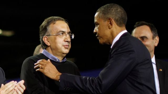 Sergio Marchionne und Barack Obama Sergio Marchionne und Barack Obama