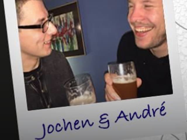 Auf ein Bier - mit Jochen und André. Auf ein Bier - mit Jochen und André.