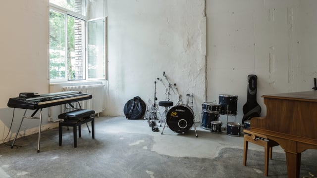 Raum mit Instrumenten Raum mit Instrumenten